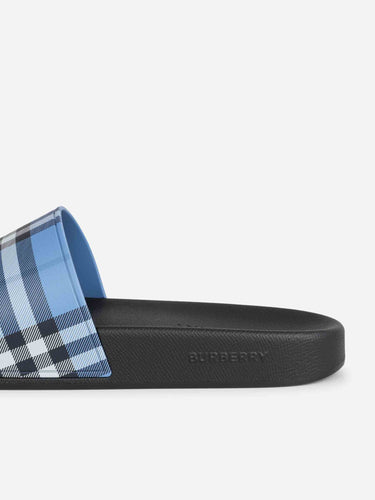 Burberry Hombre Barcelona Chanclas Check color Azul sku 617-000153 01 - Foto 3
