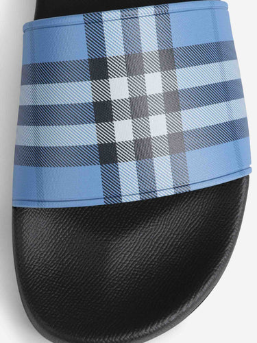Burberry Hombre Barcelona Chanclas Check color Azul sku 617-000153 01 - Foto 4