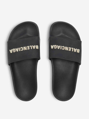 Balenciaga Hombre Barcelona Chanclas Pool Slide color Negro sku 617-000154 01 - Foto 3