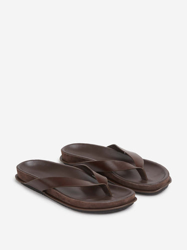 Jacquemus Hombre Barcelona Sandalias Les Tatanes color Marrón Oscuro sku 617-000159 01 - Foto 2