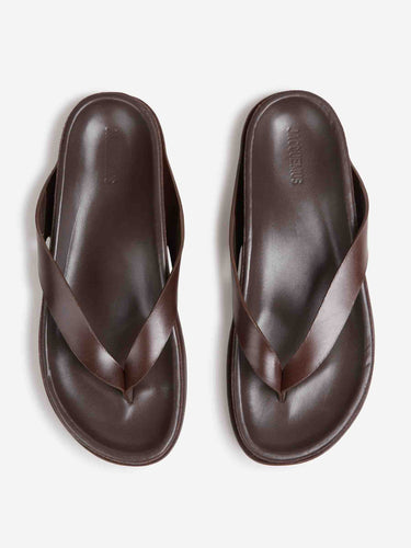 Jacquemus Hombre Barcelona Sandalias Les Tatanes color Marrón Oscuro sku 617-000159 01 - Foto 3