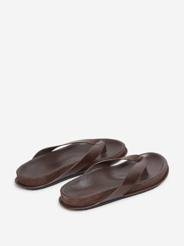 Jacquemus Hombre Barcelona Sandalias Les Tatanes color Marrón Oscuro sku 617-000159 01 - Foto 4