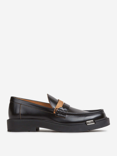 Maison Margiela Hombre Barcelona Mocasines Contraste Piel color Marrón Oscuro sku 618-000015 01 - Foto 1