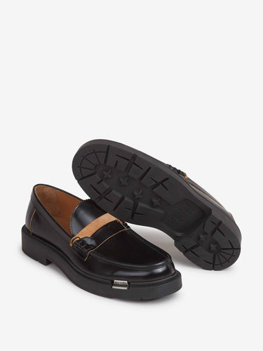 Maison Margiela Hombre Barcelona Mocasines Contraste Piel color Marrón Oscuro sku 618-000015 01 - Foto 4