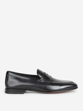 Santoni Hombre Barcelona Mocasines Piel color Negro sku 618-000021 02 - Foto 1