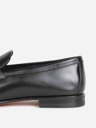 Santoni Hombre Barcelona Mocasines Piel color Negro sku 618-000021 02 - Foto 3