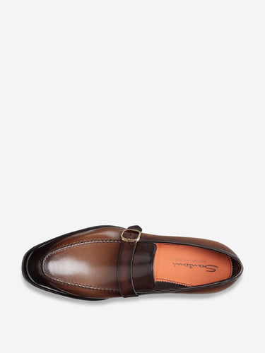 Santoni Hombre Barcelona Mocasines Hebilla color Marrón sku 618-000022 01 - Foto 4