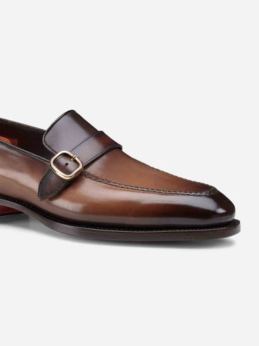 Santoni Hombre Barcelona Mocasines Hebilla color Marrón sku 618-000022 01 - Foto 5