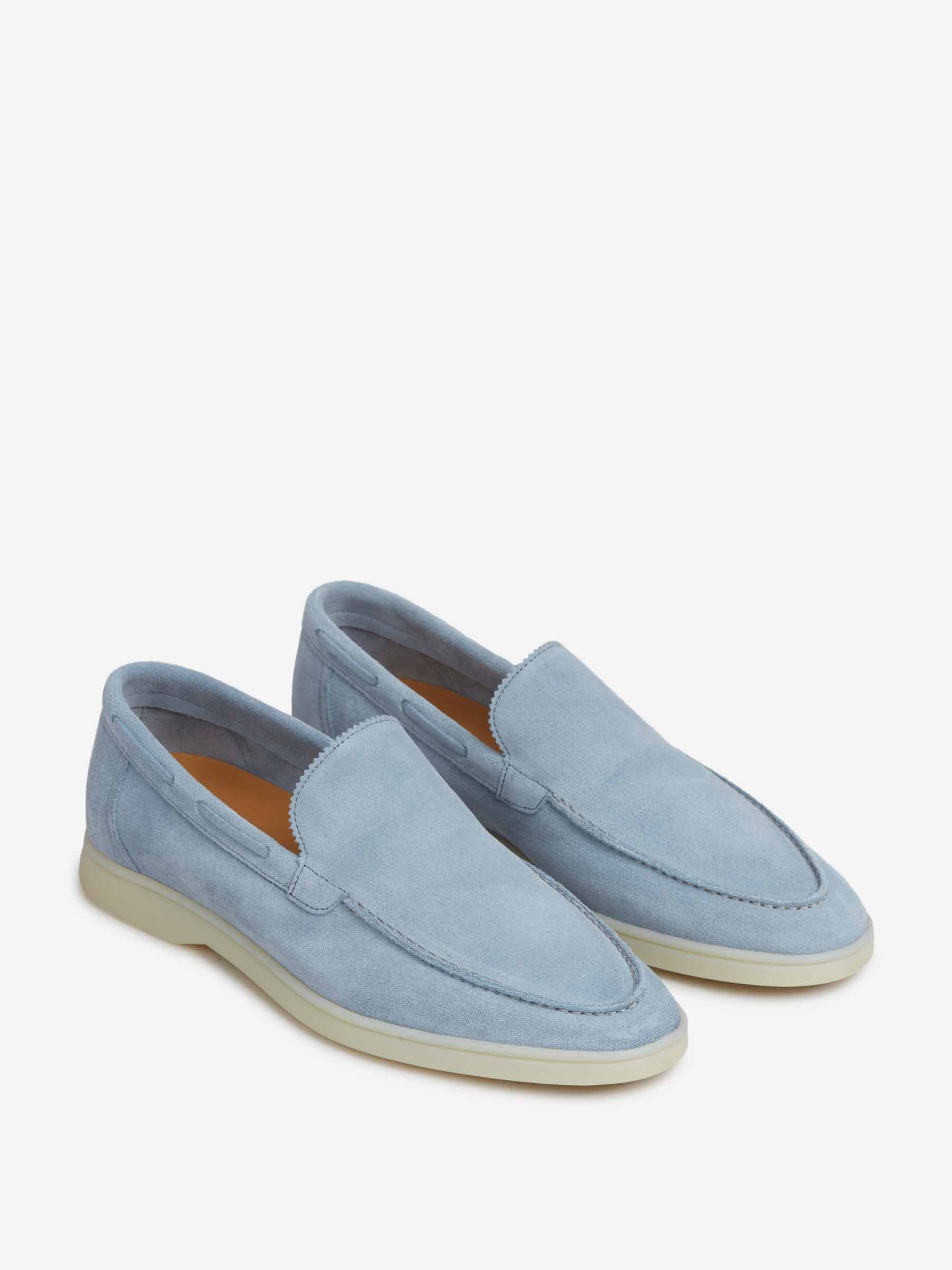 Aurélien Hombre Barcelona Mocasines Yacht Loafer color Azul Celeste sku 618-000033 02 - Foto 2
