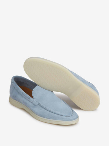 Aurélien Hombre Barcelona Mocasines Yacht Loafer color Azul Celeste sku 618-000033 02 - Foto 4