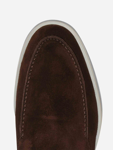 Aurélien Hombre Barcelona Mocasines Yacht Loafer color Marrón Oscuro sku 618-000033 03 - Foto 4