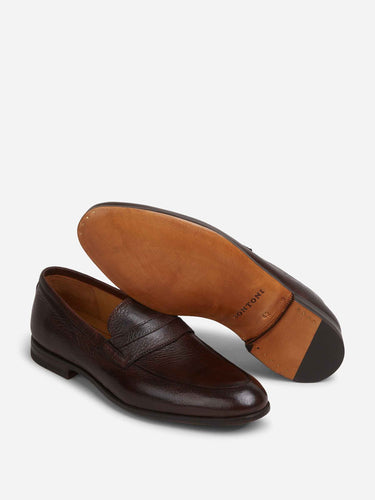 Bontoni Hombre Barcelona Mocasines Príncipe Rivolta color Marrón Oscuro sku 618-000035 01 - Foto 4