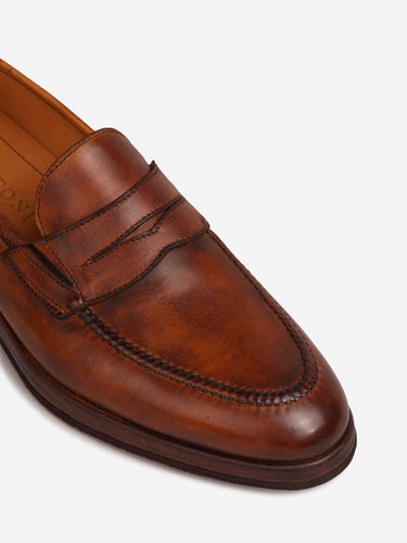 Bontoni Hombre Barcelona Mocasín Príncipe Welt color Marrón sku 618-000037 01 - Foto 5