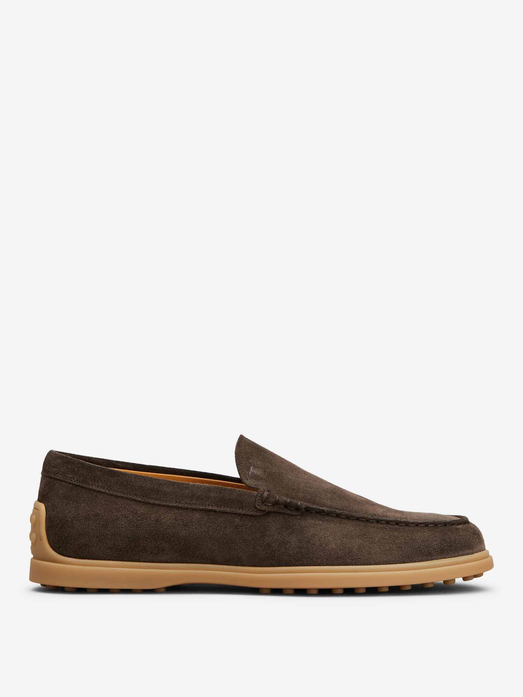 Tod's Hombre Barcelona Mocasines Pantufla Ante color Marrón Oscuro sku 618-000041 01 - Foto 1