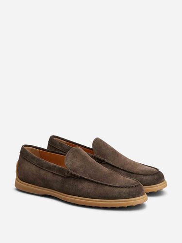 Tod's Hombre Barcelona Mocasines Pantufla Ante color Marrón Oscuro sku 618-000041 01 - Foto 2