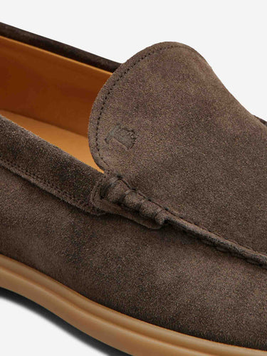 Tod's Hombre Barcelona Mocasines Pantufla Ante color Marrón Oscuro sku 618-000041 01 - Foto 4