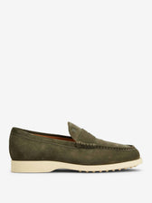 Tod's Hombre Barcelona Mocasines Suede color Verde Militar sku 618-000042 02 - Foto 1