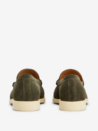 Tod's Hombre Barcelona Mocasines Suede color Verde Militar sku 618-000042 02 - Foto 4