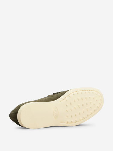 Tod's Hombre Barcelona Mocasines Suede color Verde Militar sku 618-000042 02 - Foto 5
