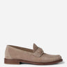 Brunello Cucinelli Hombre Barcelona Mocasines Piel Suede color Taupe sku 618-000046 01 - Foto 1