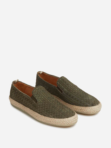 Officine Creative Hombre Barcelona Mocasines Alpargata Bowline 001 color Verde Militar sku 618-000063 01 - Foto 2
