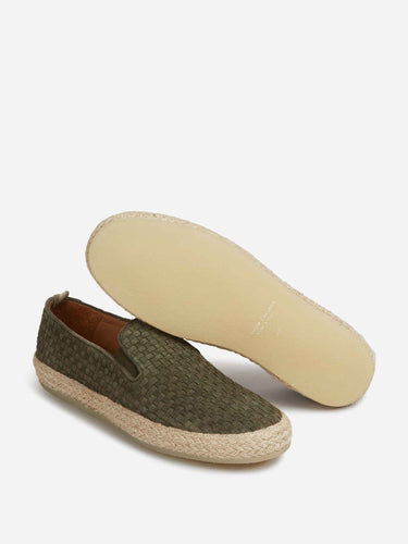 Officine Creative Hombre Barcelona Mocasines Alpargata Bowline 001 color Verde Militar sku 618-000063 01 - Foto 4