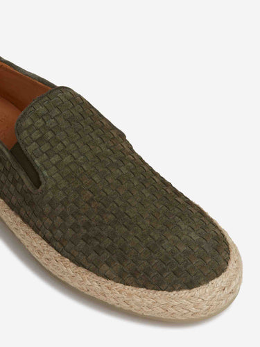 Officine Creative Hombre Barcelona Mocasines Alpargata Bowline 001 color Verde Militar sku 618-000063 01 - Foto 5