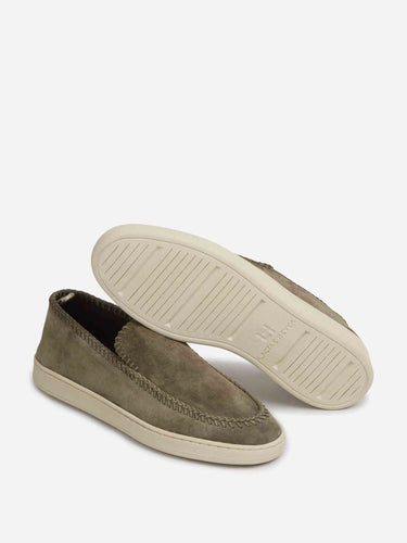 Officine Creative Hombre Barcelona Mocasines Herbie 011 color Verde Militar sku 618-000064 01 - Foto 4