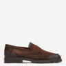 Santoni Hombre Barcelona Mocasines Ante Penny color Marrón Oscuro sku 618-000069 01 - Foto 1