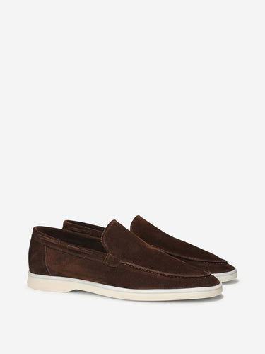 Aurélien Hombre Barcelona Mocasines Ante Yacht color Marrón sku 618-000070 02 - Foto 2