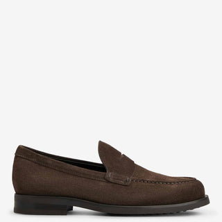 Tod's Hombre Barcelona Mocasines Ante color Marrón Oscuro sku 618-000072 01 - Foto 1