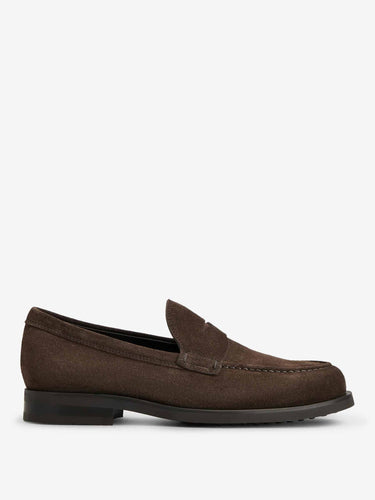 Tod's Hombre Barcelona Mocasines Ante color Marrón Oscuro sku 618-000072 01 - Foto 1