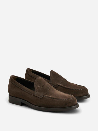 Tod's Hombre Barcelona Mocasines Ante color Marrón Oscuro sku 618-000072 01 - Foto 2