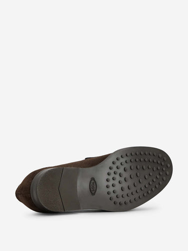 Tod's Hombre Barcelona Mocasines Ante color Marrón Oscuro sku 618-000072 01 - Foto 5