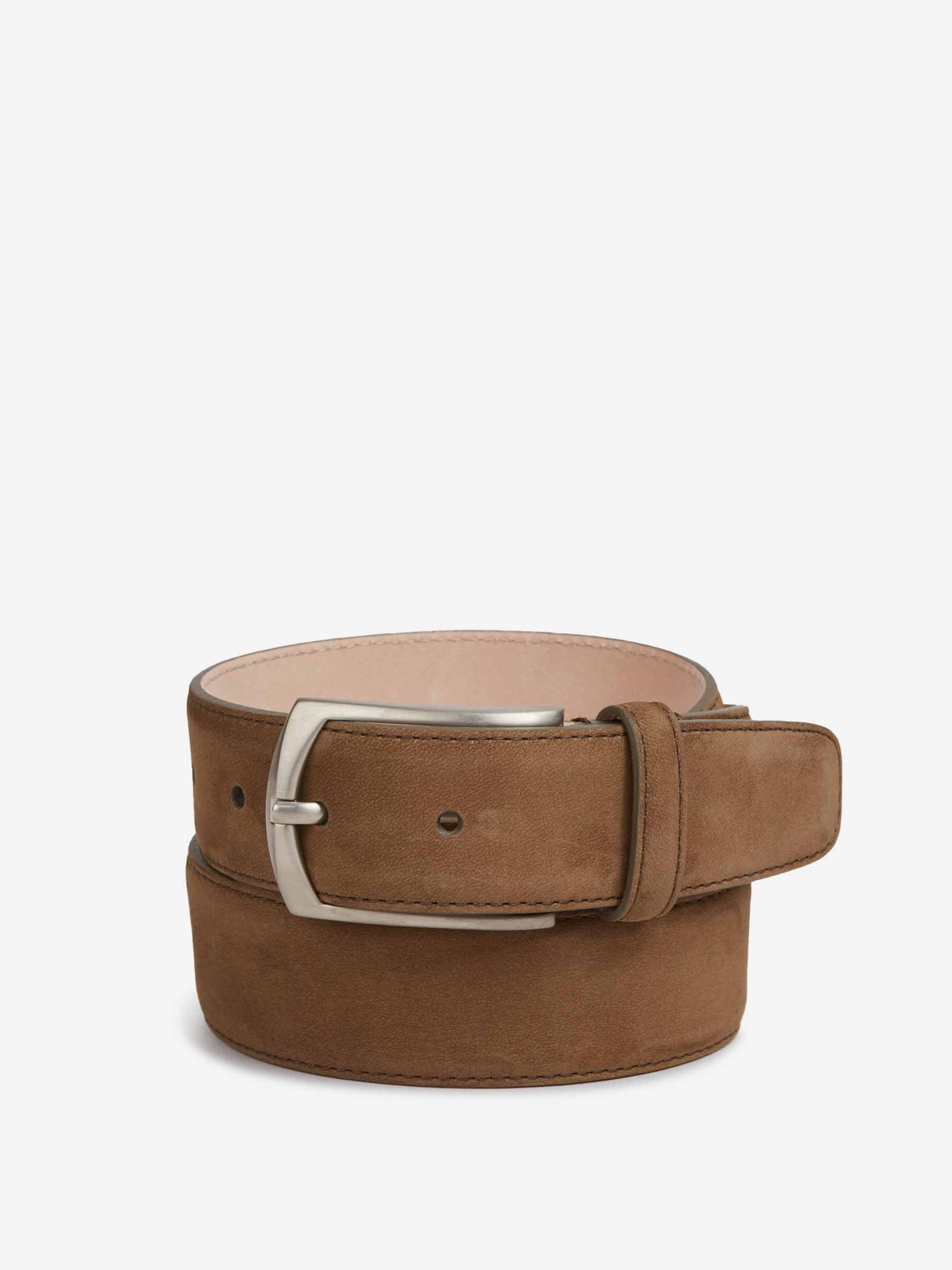 Santa Eulalia Hombre Barcelona Cinturón Liso Piel color Marrón Oscuro sku 621-000261 02 - Foto 1