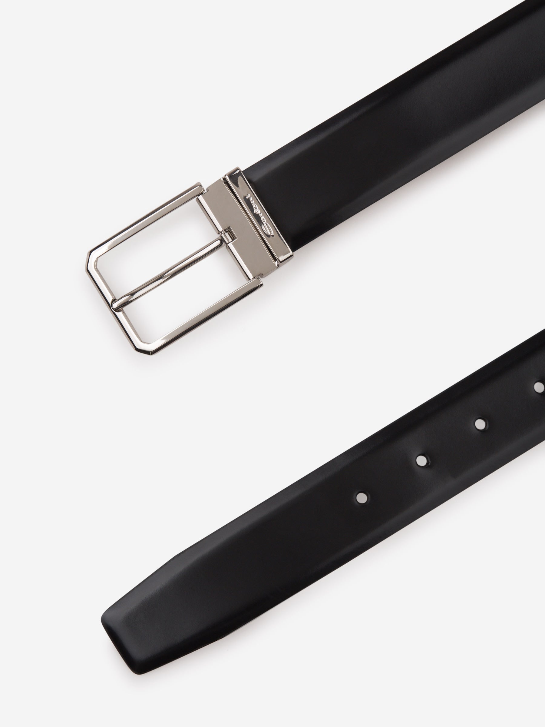 Santoni Hombre Barcelona Cinturó Ajustable Pell color Negro sku 621-000265 01 - Foto 2