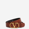 Valentino Garavani Hombre Barcelona Cinturón Piel VLogo color Camel sku 622-001275 01 - Foto 1