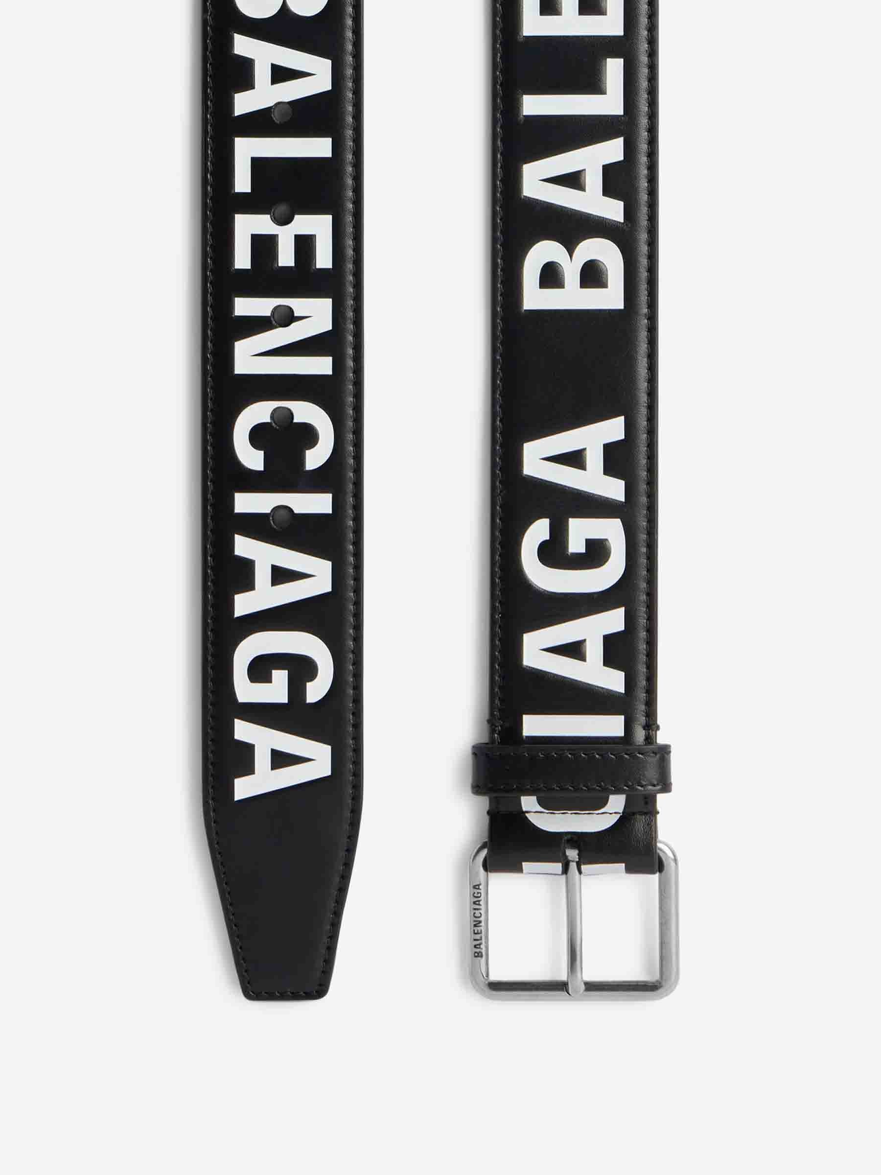 Balenciaga Hombre Barcelona Cinturón Letras Estampadas color Negro sku 622-001278 01 - Foto 1