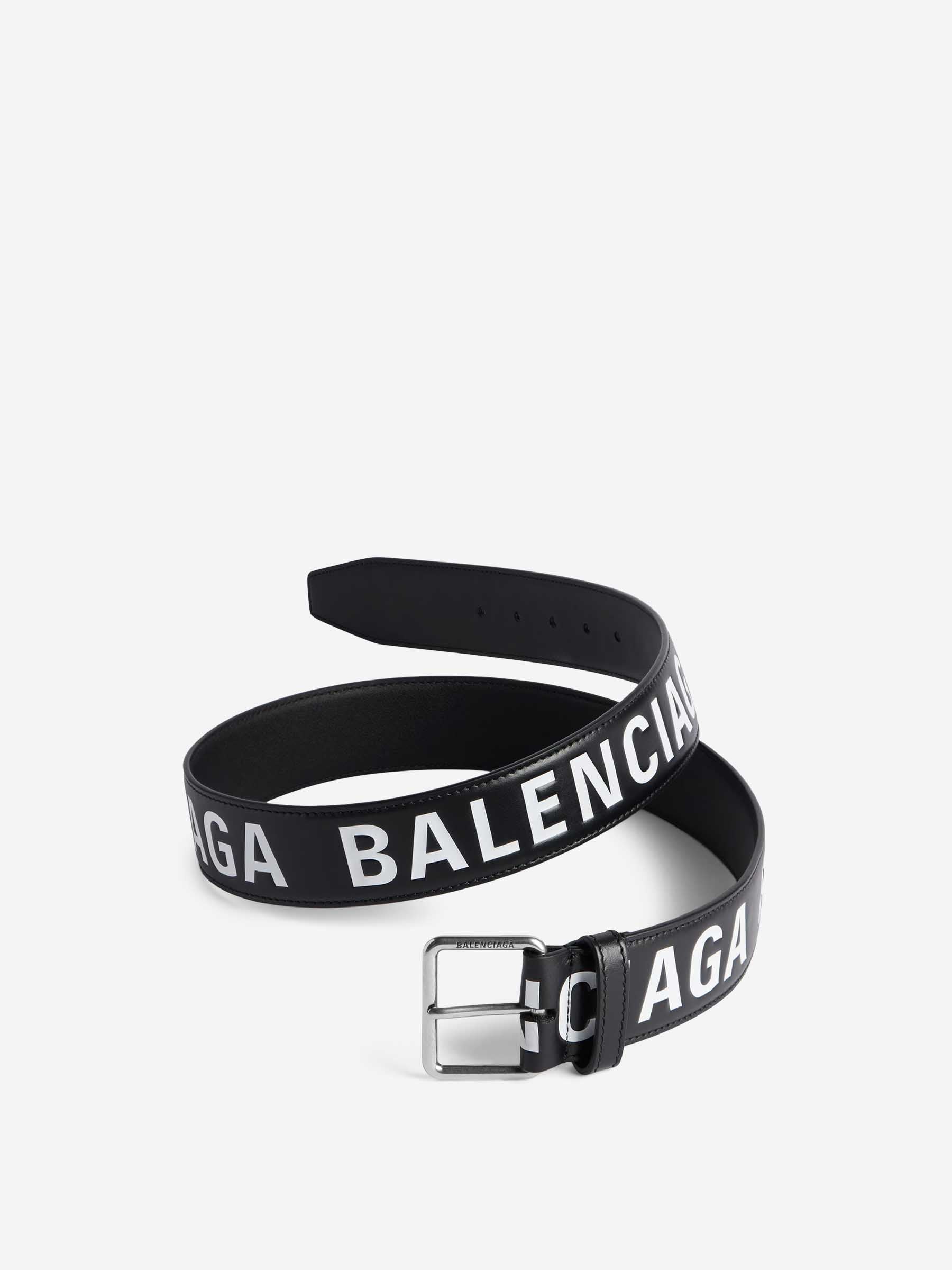 Balenciaga Hombre Barcelona Cinturón Letras Estampadas color Negro sku 622-001278 01 - Foto 2