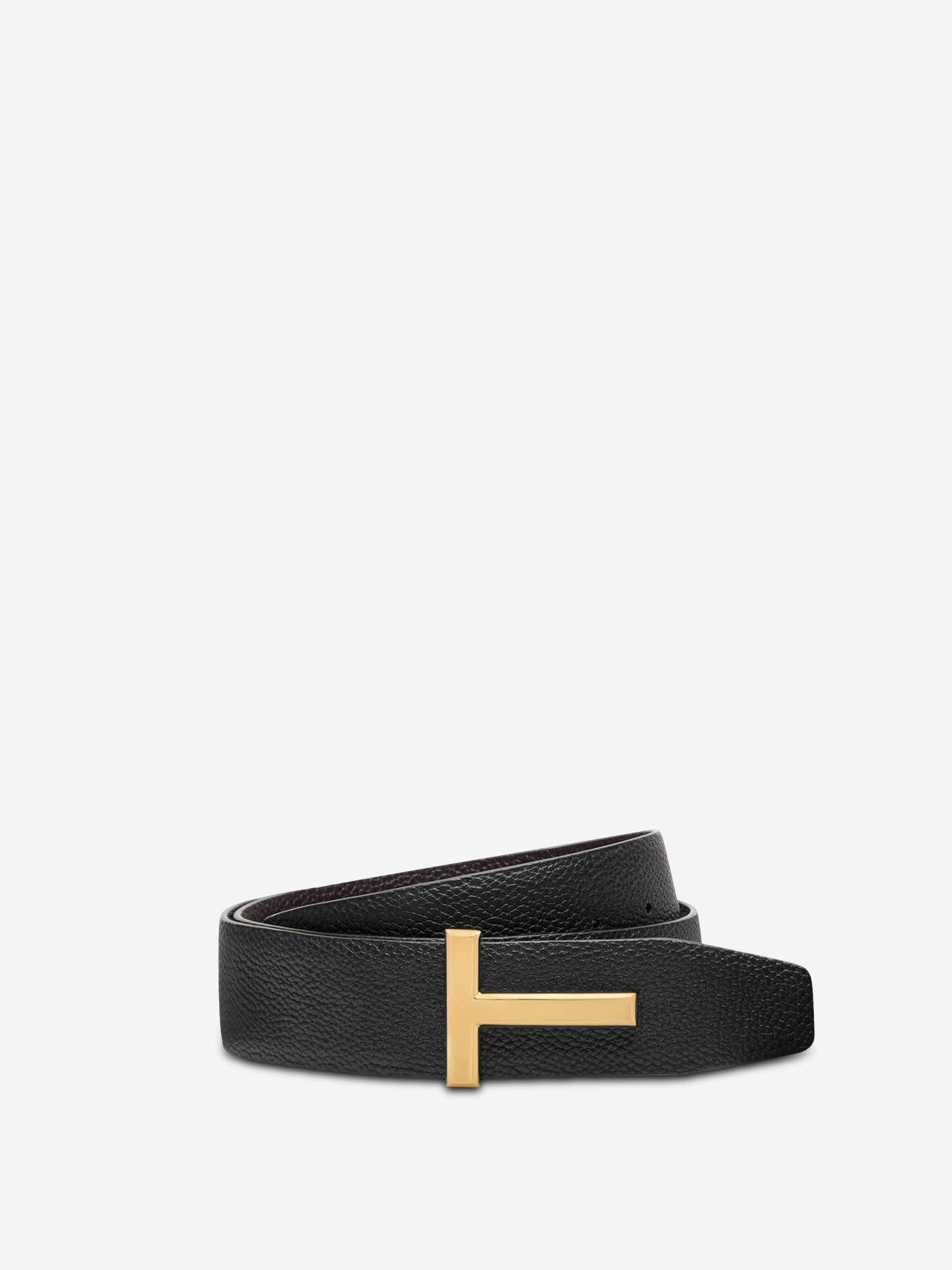 Tom Ford Hombre Barcelona Cinturón Reversible T color Negro sku 622-001279 01 - Foto 1