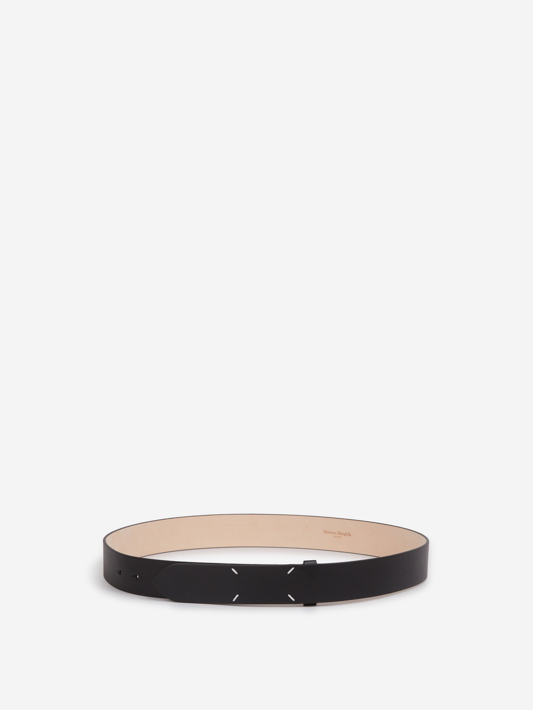 Maison Margiela Hombre Barcelona Cinturón Cuero color Negro sku 622-001288 01 - Foto 1