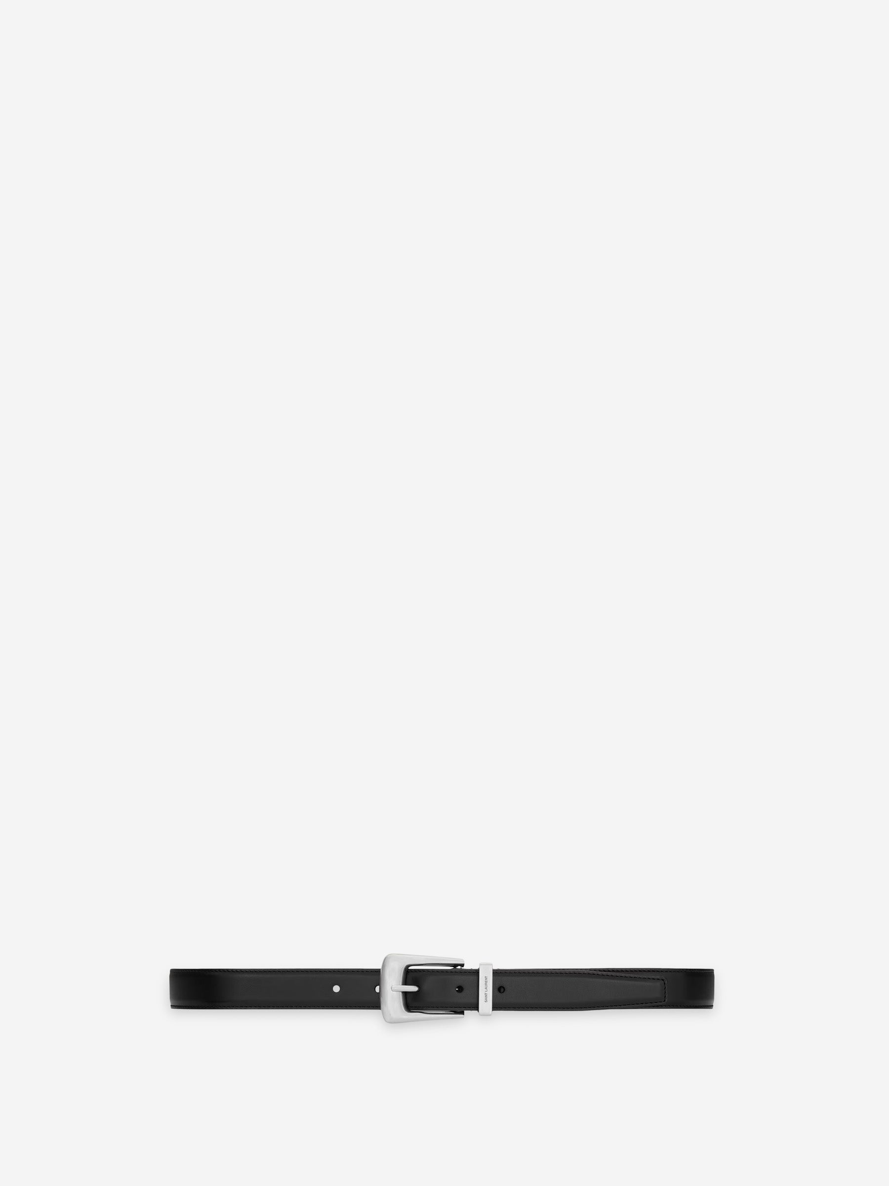 Saint Laurent Hombre Barcelona Cinturón Monograma Piel color Negro sku 622-001291 01 - Foto 1