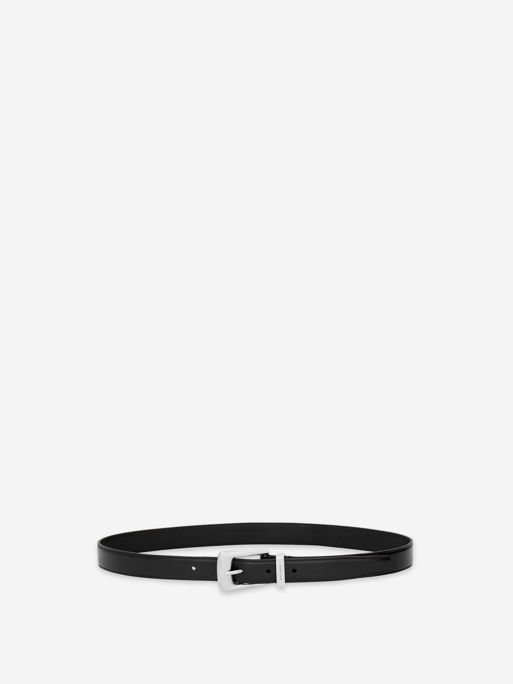 Saint Laurent Hombre Barcelona Cinturón Monograma Piel color Negro sku 622-001291 01 - Foto 2
