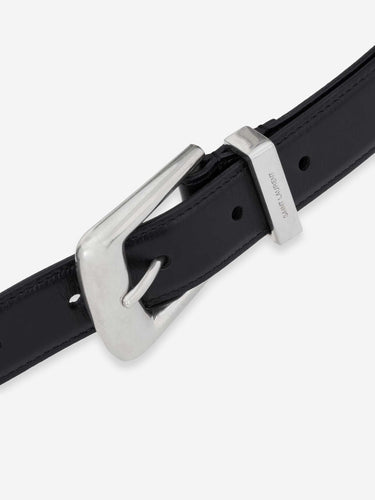Saint Laurent Hombre Barcelona Cinturón Monograma Piel color Negro sku 622-001291 01 - Foto 3
