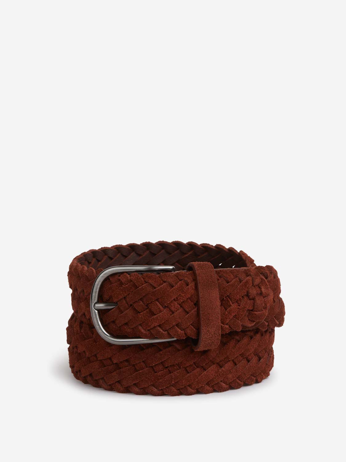 Santa Eulalia Hombre Barcelona Cinturón Trenzado Piel color Naranja Oscuro sku 622-001293 02 - Foto 1