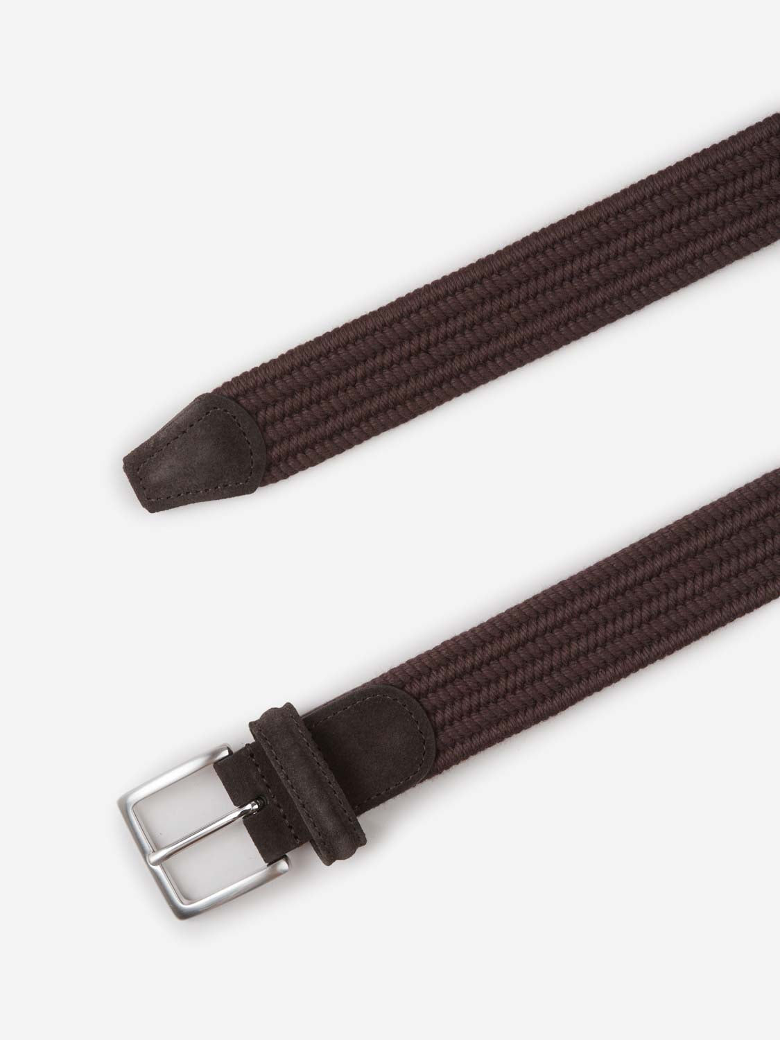 Santa Eulalia Hombre Barcelona Cinturón Algodón color Marrón Oscuro sku 622-001296 01 - Foto 2