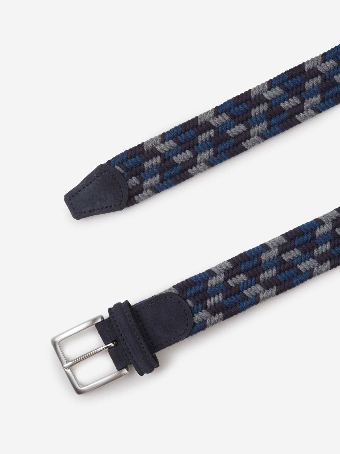 Santa Eulalia Hombre Barcelona Cinturón Bicolor color Azul Marino sku 622-001296 02 - Foto 2