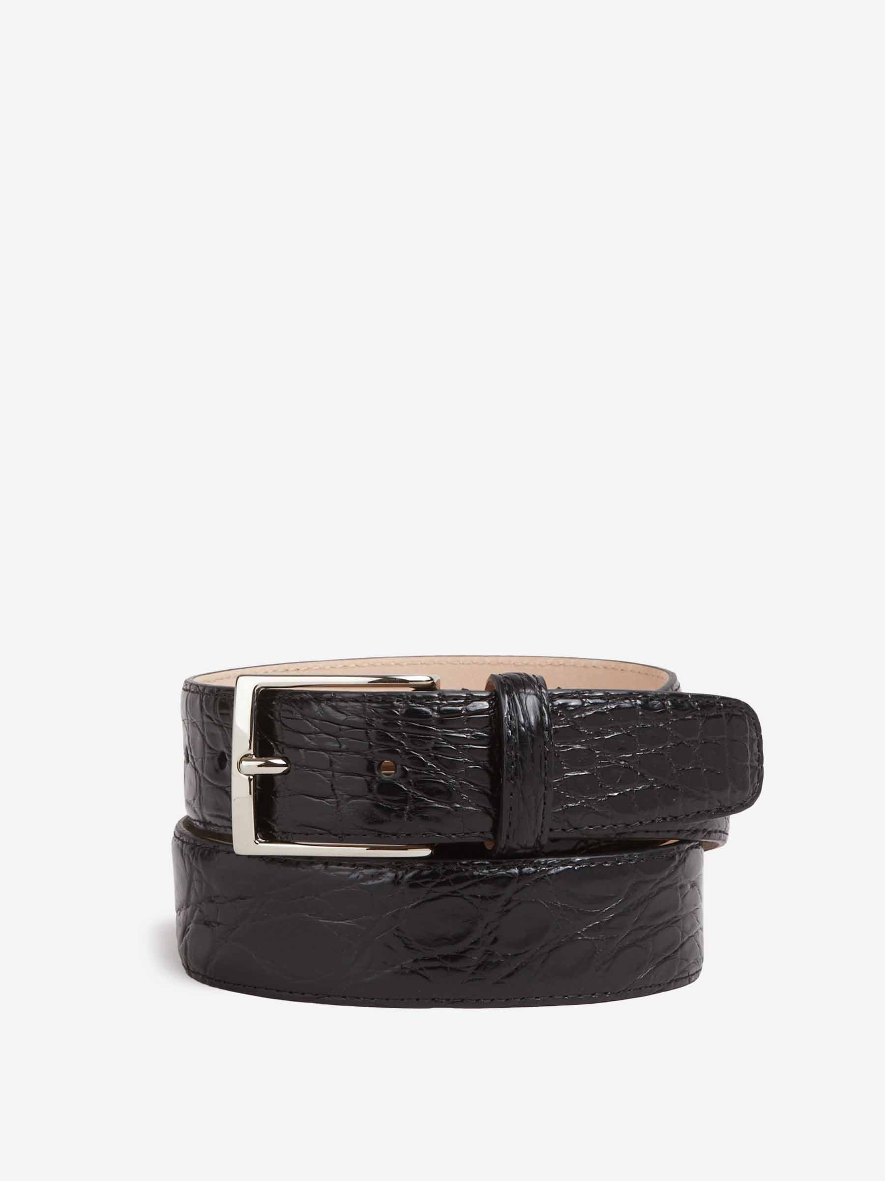 Santa Eulalia Hombre Barcelona Cinturón Piel color Negro sku 622-001299 01 - Foto 1