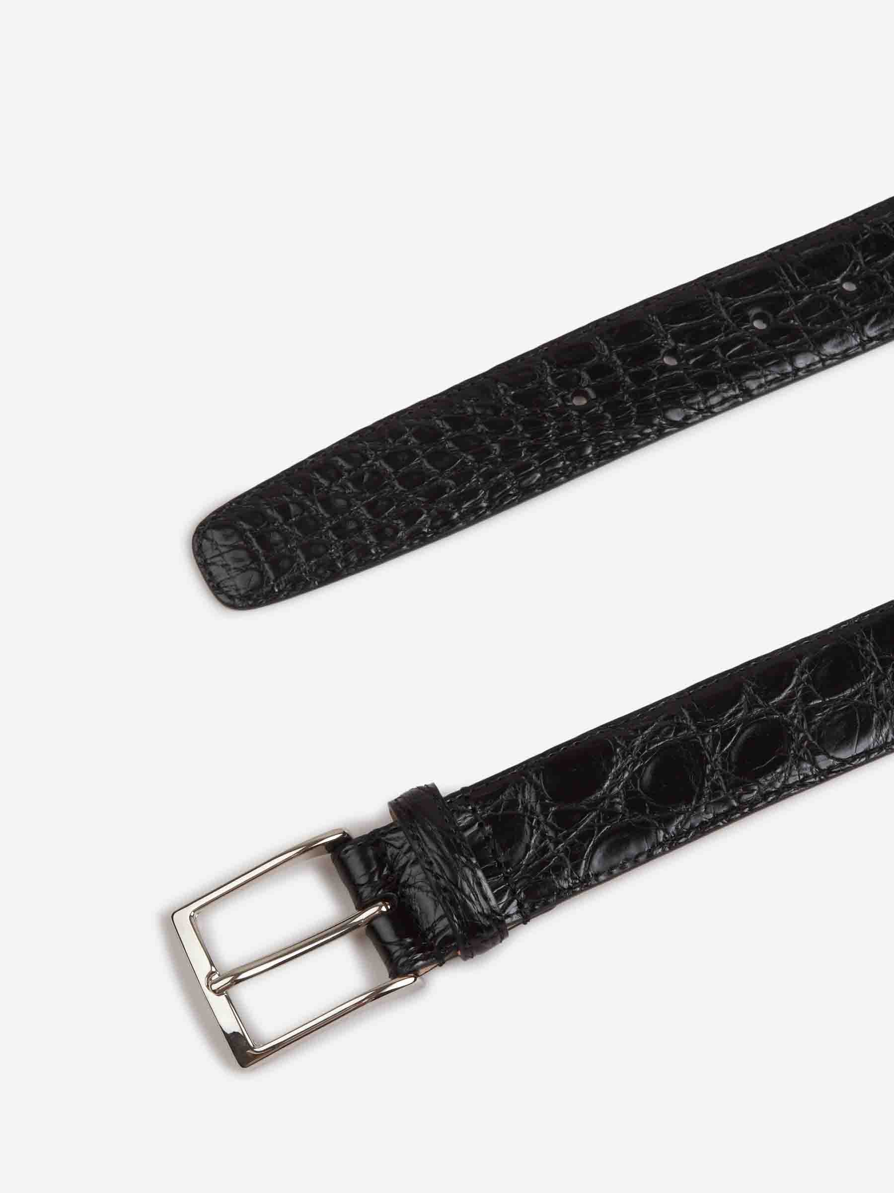 Santa Eulalia Hombre Barcelona Cinturón Piel color Negro sku 622-001299 01 - Foto 2