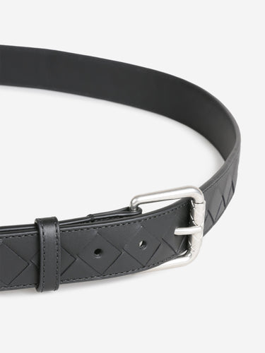 Bottega Veneta Hombre Barcelona Cinturón Intrecciato color Negro sku 622-001300 01 - Foto 2